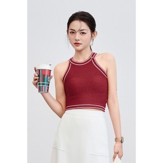 Áo Yếm Len Croptop Dáng Ôm Nhiều Màu VIEN TRAN V61W24Q012