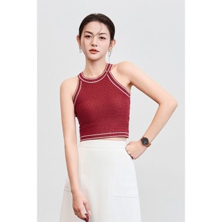 Áo Yếm Len Croptop Dáng Ôm Nhiều Màu VIEN TRAN V61W24Q012