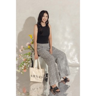 Áo Thun Yếm Sát Nách Croptop Đính Logo VIEN TRAN V61R24H028