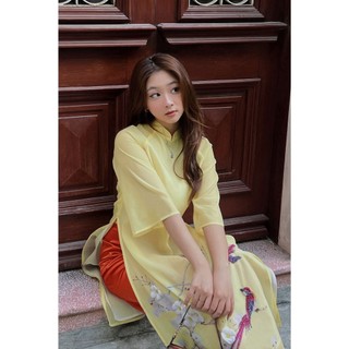 Áo dài cách tân chim thiên đường SHE'S BACK S61A23Q013