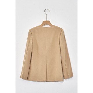 Áo Blazer Nữ Dáng Rộng Cổ Tim Dài Tay VIEN TRAN V65B24T014