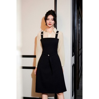 Đầm dáng A phối voan đai SHE'S BACK S63R23Q065