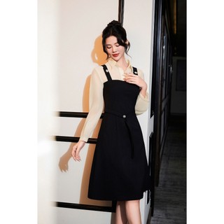 Đầm dáng A phối voan đai SHE'S BACK S63R23Q065