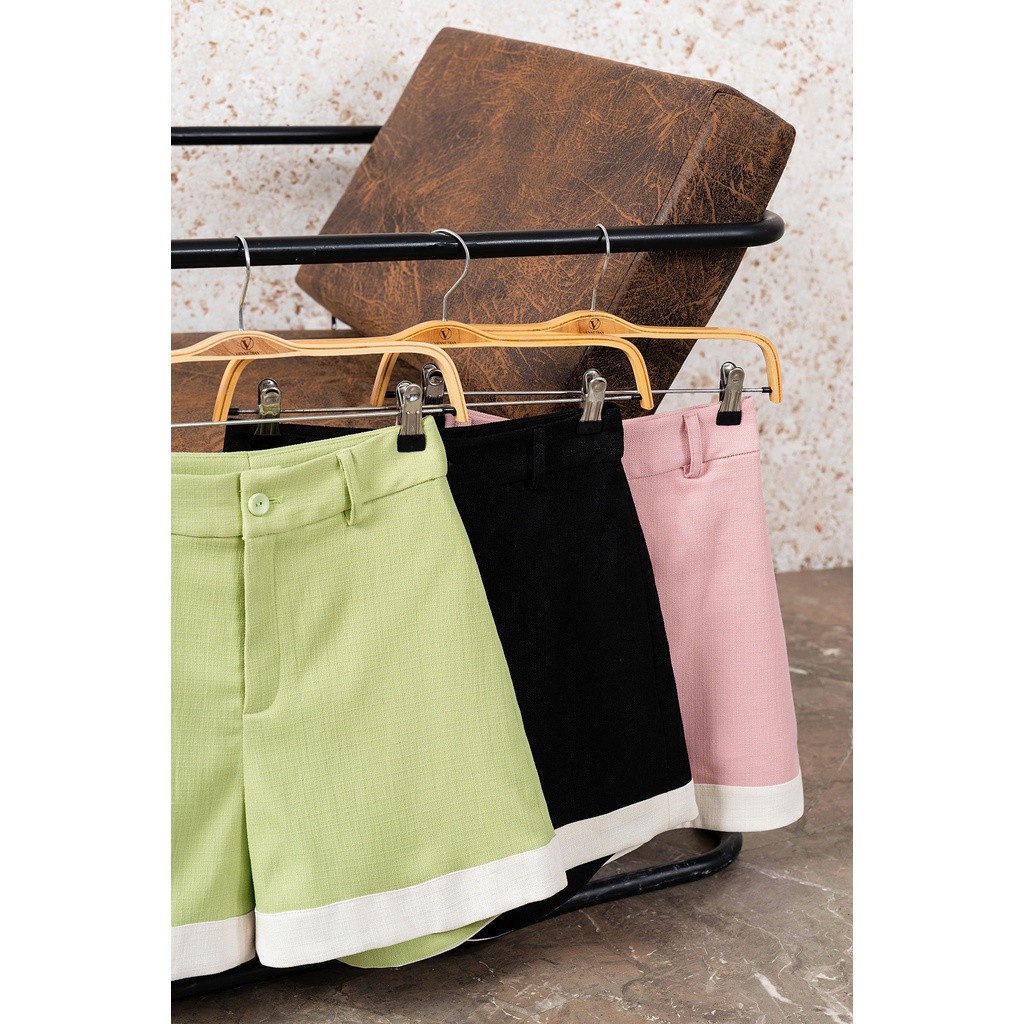 Ảnh Quần Shorts Nữ VIEN TRAN Phối Gấu V64S22T001 2