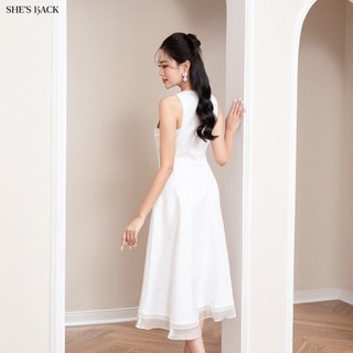 Đầm Dạ Hội SHE'S BACK Xòe Đắp Ren S63L23Q044