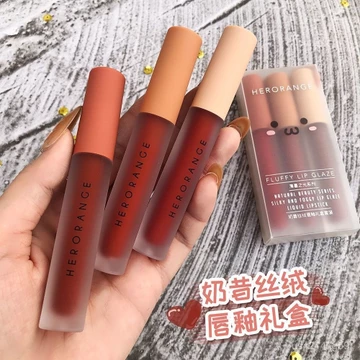 【4.3Hàng Nghìn Người Khen Ngợi】Son môi nhung mờ, son lì, son bóng, son dưỡng môi, son môi cho nữ sinh viên, thương hiệu