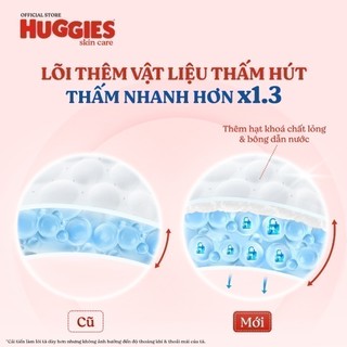 Combo 3 gói Tã quần Huggies Skincare Mega Jumbo M106/L96/XL84/XXL76 với tràm trà dịu da