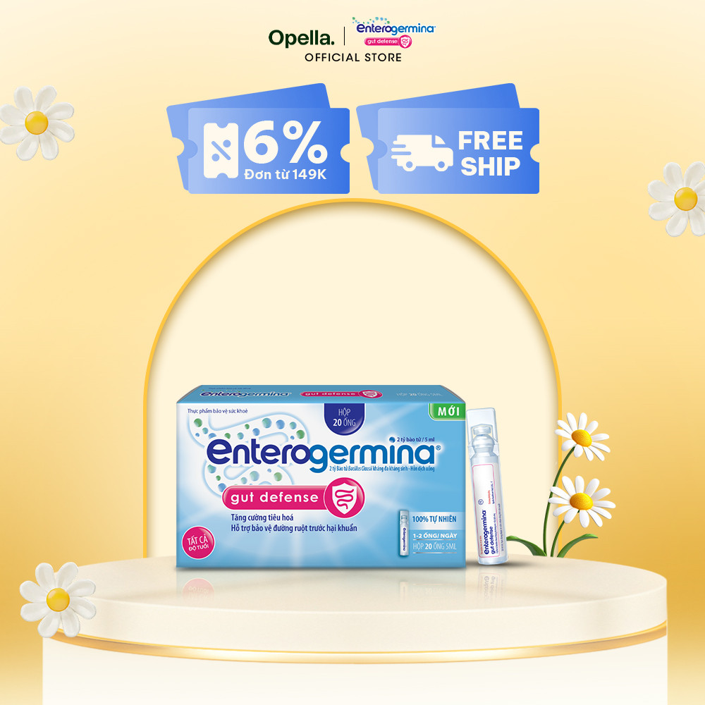 Ảnh Thực phẩm bảo vệ sức khỏe Enterogermina Gut Defense giúp tăng cường tiêu hóa & hỗ trợ bảo vệ đường ruột trước hại khuẩn 1