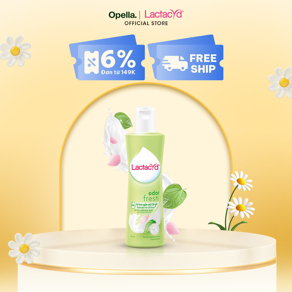Ảnh Dung Dịch Vệ Sinh Phụ nữ Lactacyd Odor Fresh Ngăn Mùi 24H 250ml 1