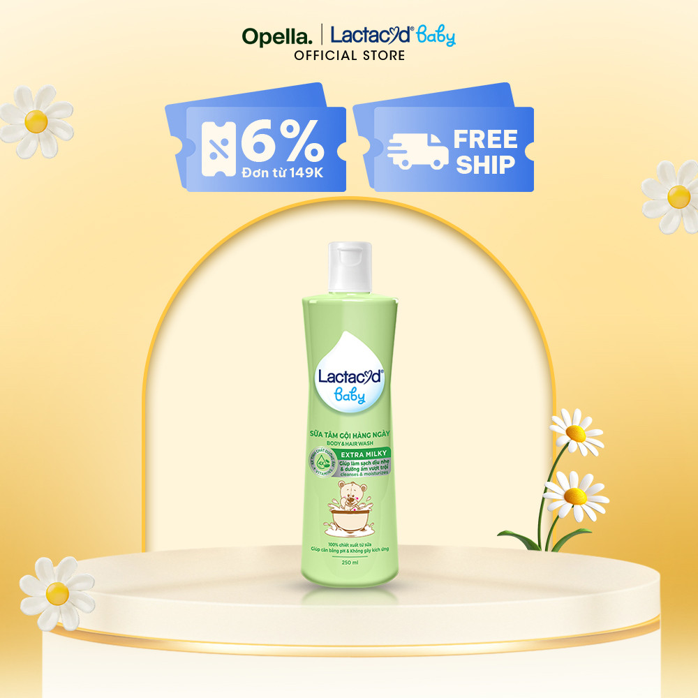 Ảnh Sữa Tắm Gội Trẻ Em Lactacyd Milky Bảo Vệ, Nuôi Dưỡng Da và Tóc Bé Vượt Trội 250ml 1