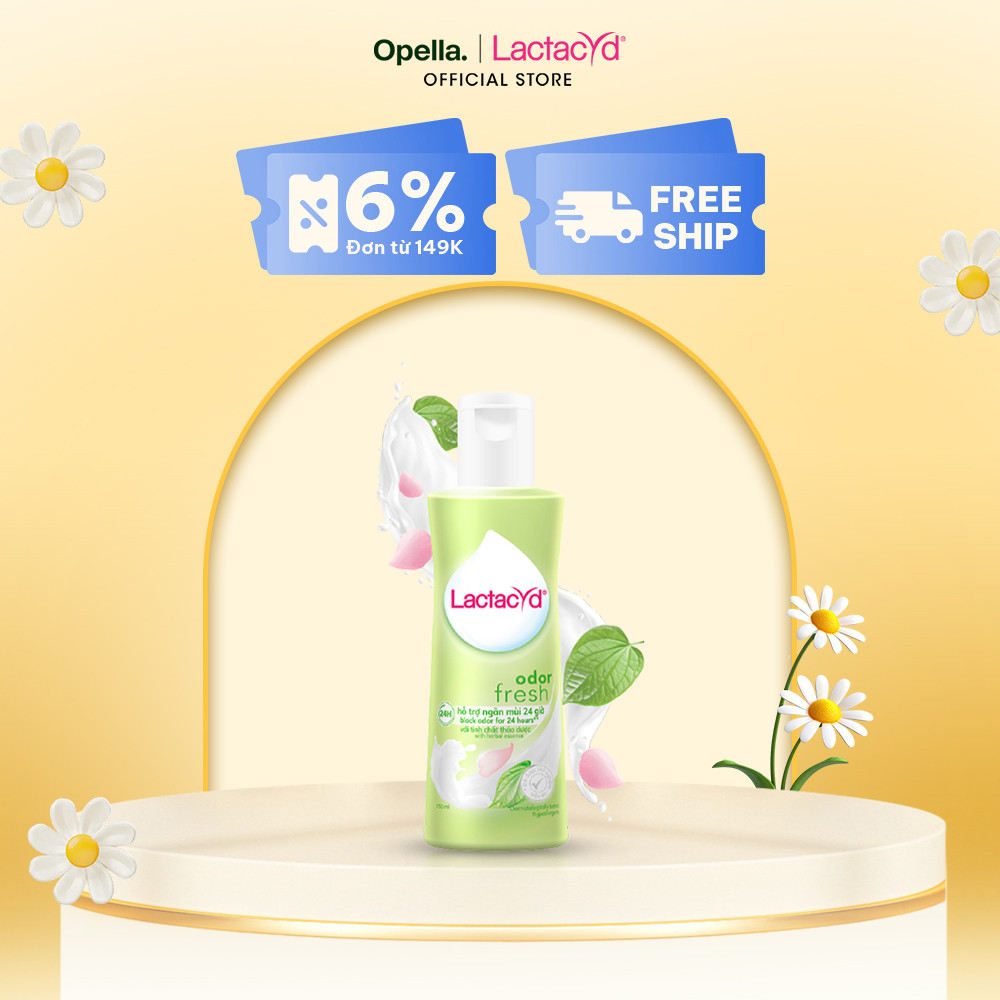 Ảnh Dung Dịch Vệ Sinh Phụ nữ Lactacyd Odor Fresh Ngăn Mùi 24H 150ml 1