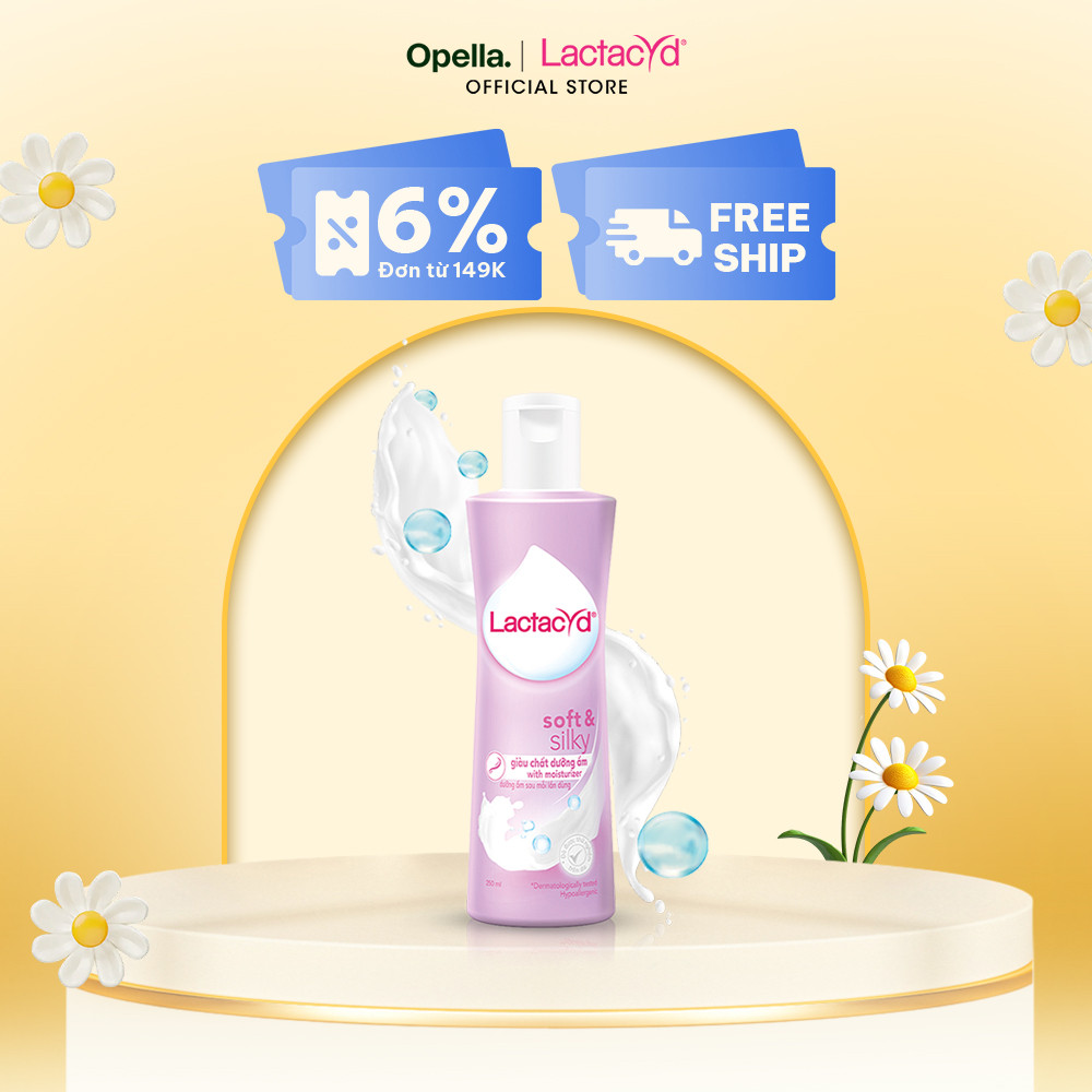 Ảnh Dung Dịch Vệ Sinh Phụ nữ Lactacyd Soft & Silky Dưỡng Ẩm 250ml 1