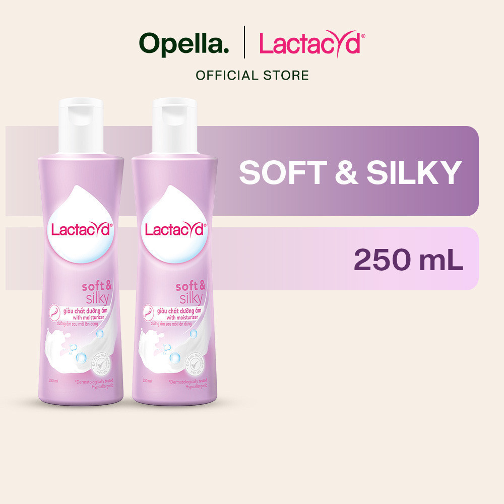 Ảnh Bộ 2 chai Dung Dịch Vệ Sinh Phụ nữ Lactacyd Soft & Silky Dưỡng Ẩm 250ml/chai 2