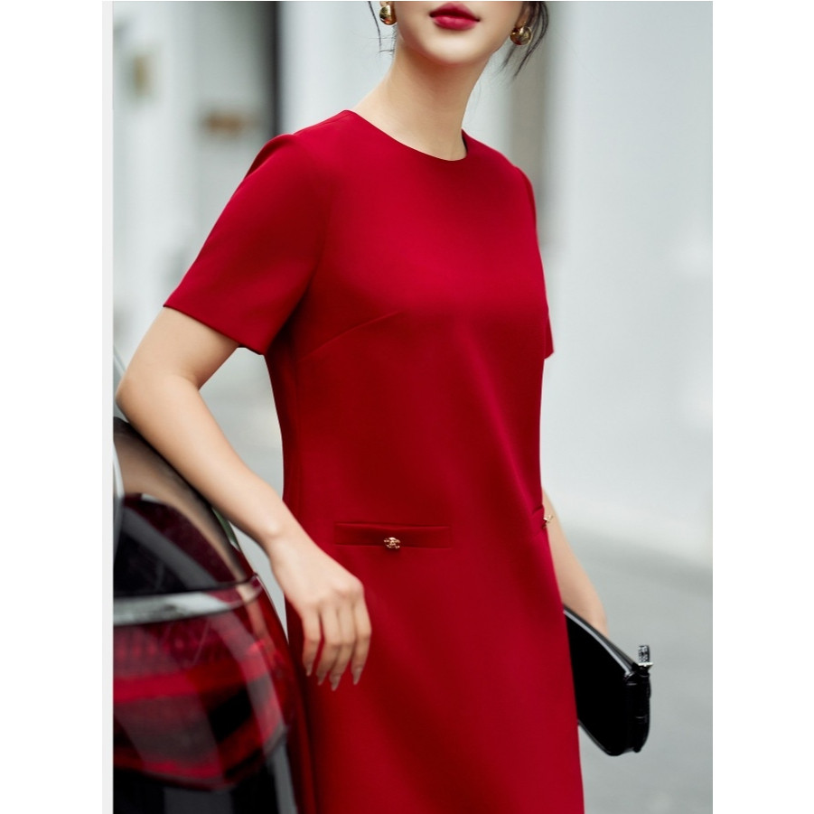 Đầm suông ngắn ELLA DORA form suông tay ngắn nhẹ nhàng trẻ trung thanh lịch dễ phối [D212]