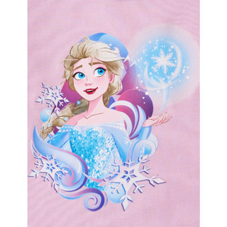 Áo thun tay phồng Elsa Disney bé gái Rabity 503.010