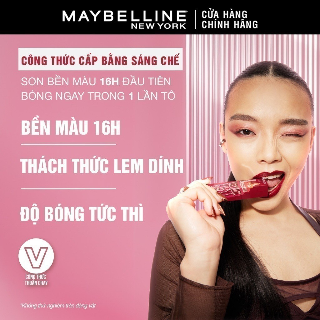 Ảnh Son Bóng Bền Màu Nhẹ Môi Superstay Vinyl Ink Maybelline New York 4.2ml 3