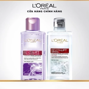 Bộ 2 tẩy trang cấp ẩm & kiềm dầu L'Oreal Paris 95ml