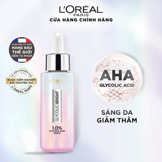 [Quà tặng không bán] Dưỡng chất sáng da tức thì L'Oreal Paris Glycolic Bright Glycolic Acid (AHA) 7.5ml