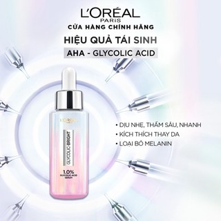 [Quà tặng không bán] Dưỡng chất sáng da tức thì L'Oreal Paris Glycolic Bright Glycolic Acid (AHA) 7.5ml