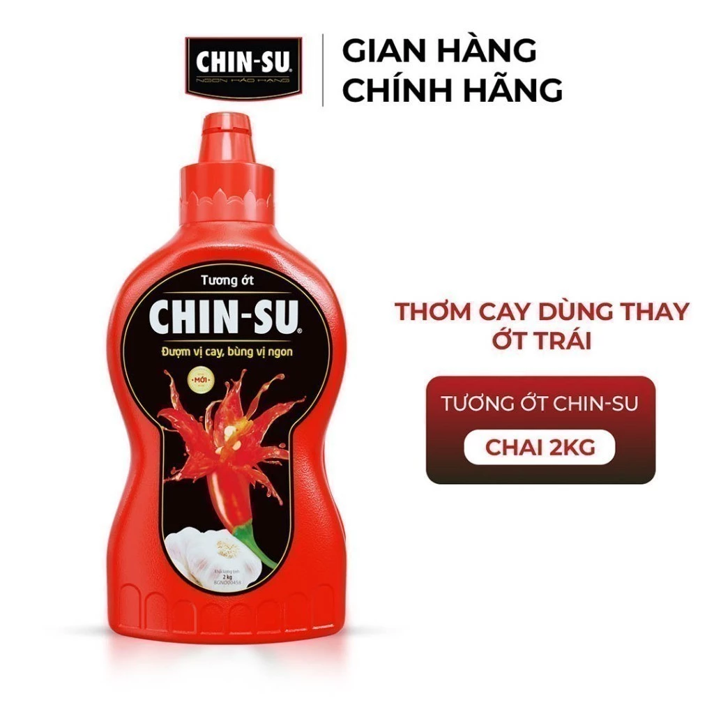 Tương Ớt CHIN-SU 2KG (Bao bì có thể thay đổi theo đợt nhập hàng)