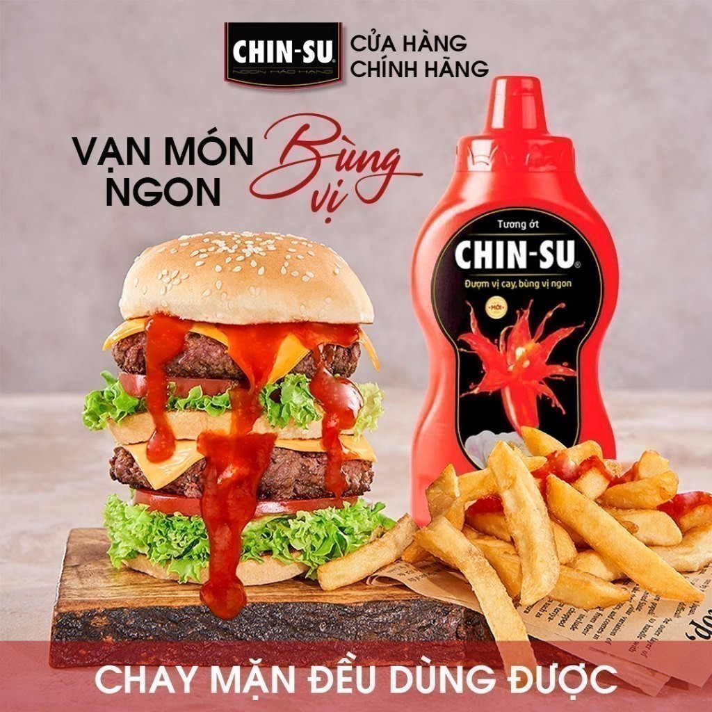 [Chọn loại] Tương Ớt CHIN-SU chai 2kg (Bao bì có thể thay đổi theo đợt nhập hàng)