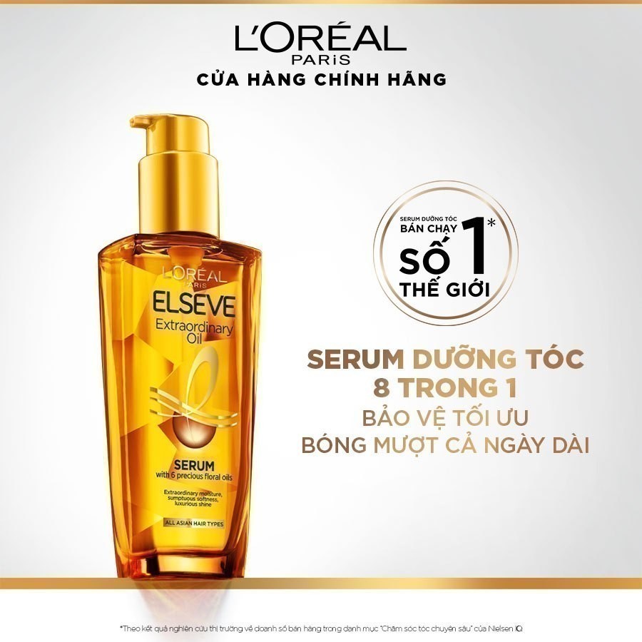 Ảnh Bộ dầu dưỡng chiết xuất tinh dầu hoa tự nhiên L'Oreal Paris Elseve Extraordinary Oil Ultra Nourishing 130ml 1