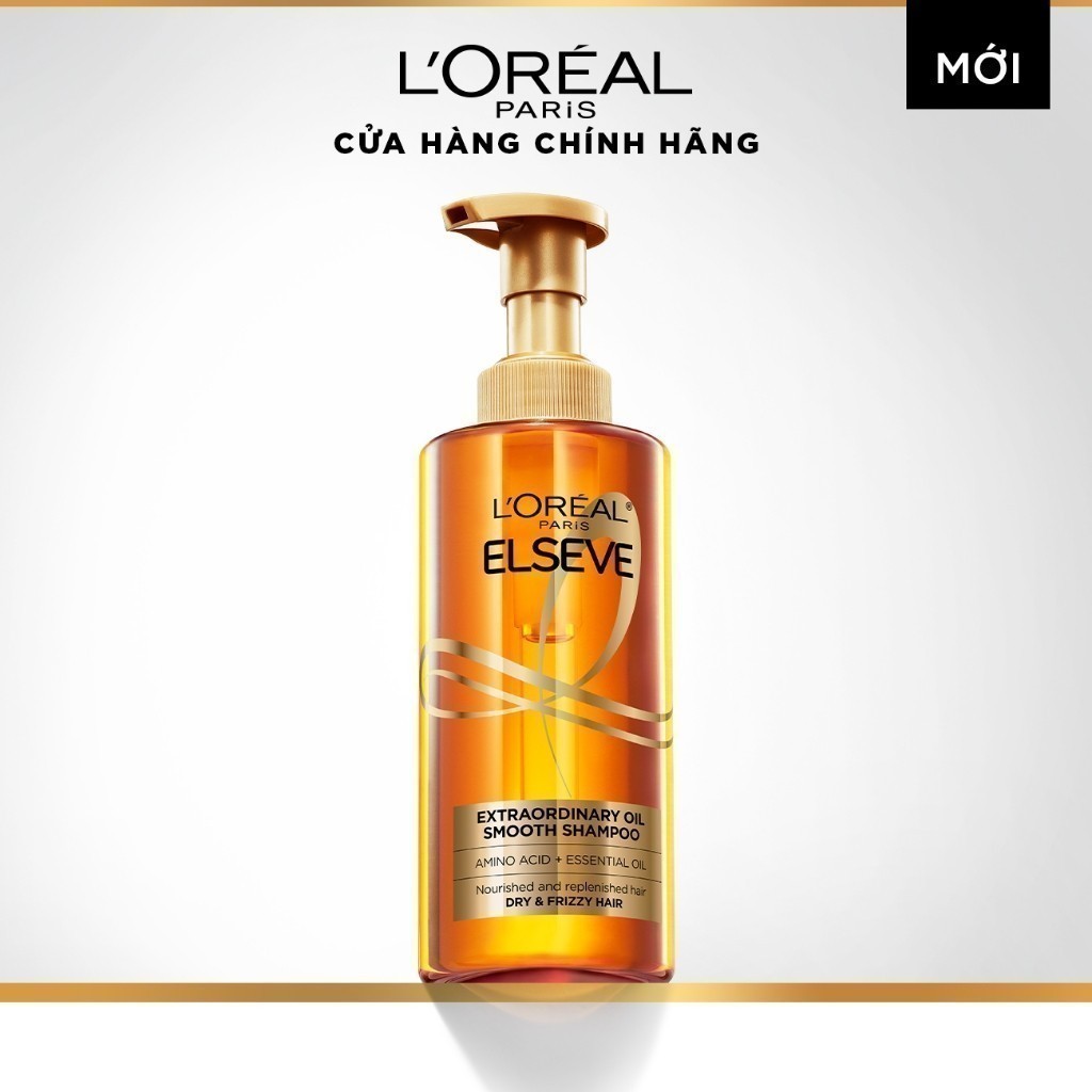 Ảnh Dầu gội dưỡng tóc suôn mượt tóc cao cấp L'Oreal Paris Extraordinary Oil Smooth 440ml 1