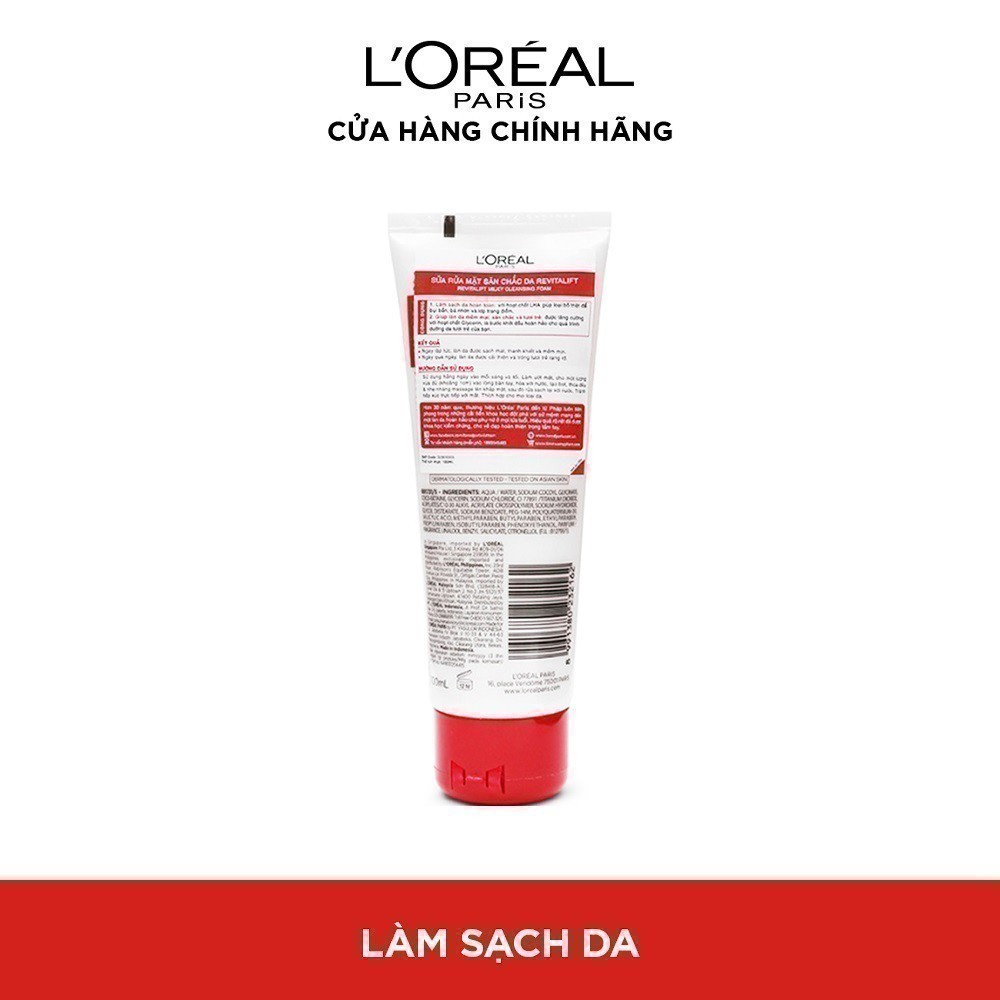 Ảnh Sữa Rửa Mặt Làm Sạch Và Săn Chắc Da L’Oreal Paris Revitalift 100ml 2