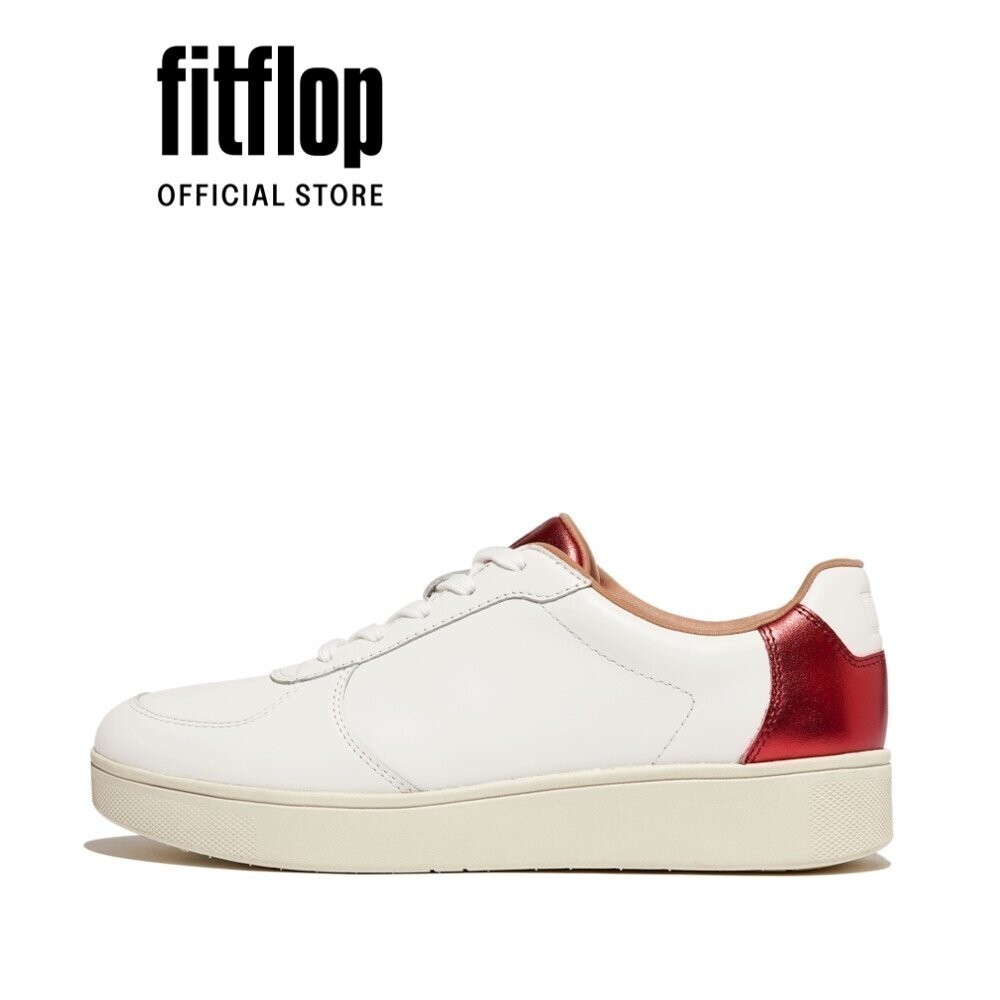 Giày Thể Thao Cổ Ngắn Nữ FitFlop RALLY - Urban White/MetallRed - FL10 - HI6-B17