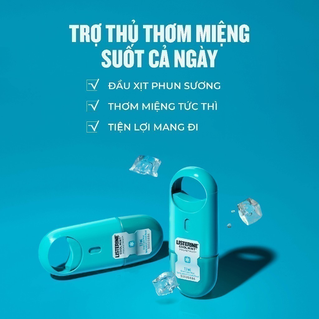 Ảnh Xịt Thơm Miệng Listerine Coolmint Pocketmist 7.7ml 2