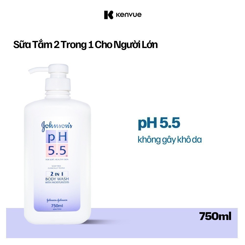 Ảnh Sữa tắm Johnson's Adult dành cho người lớn - Dung tích 750ml 1