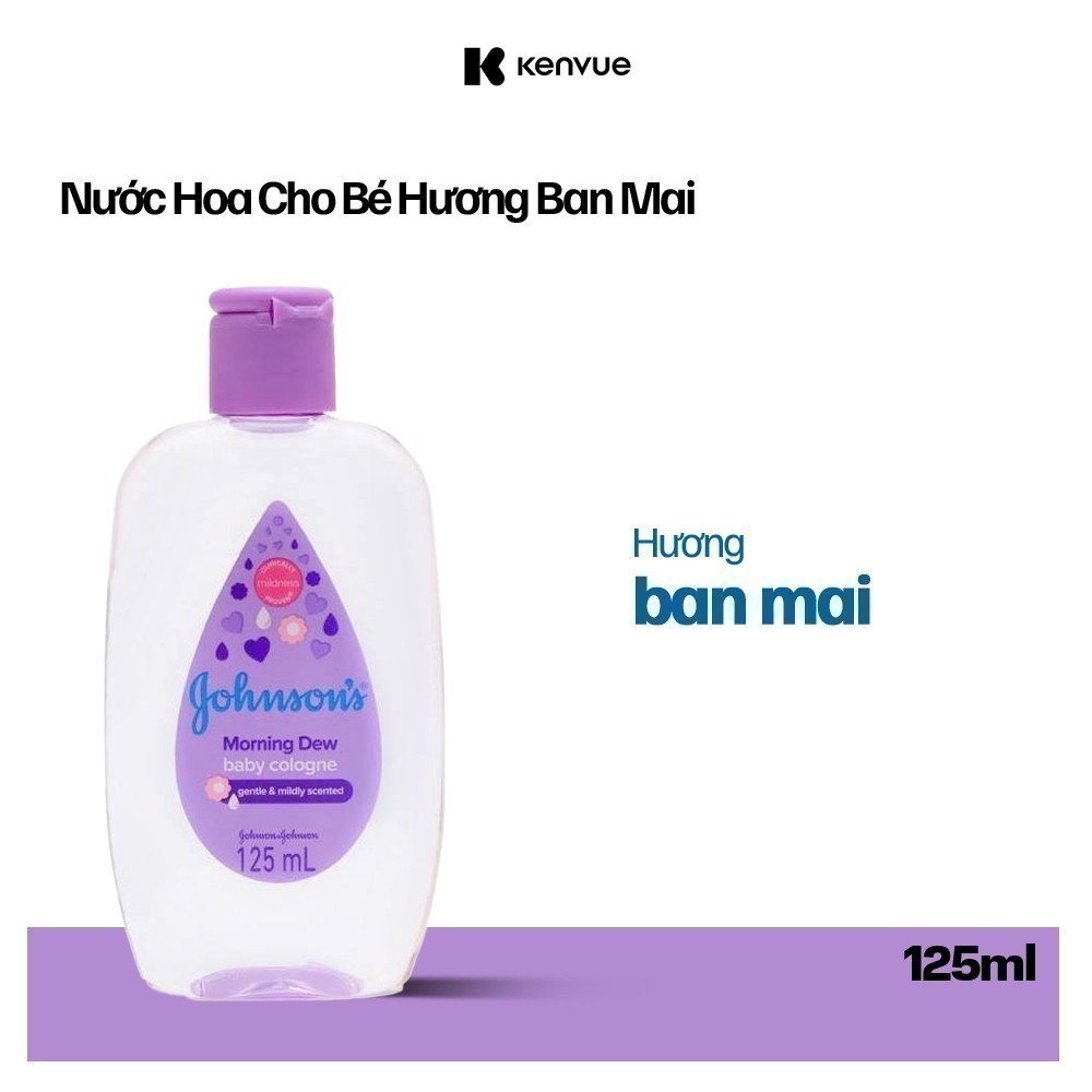 Ảnh Nước hoa Johnson's Baby hương phấn hoa/ hương ban mai / hương ngày hè 125ml - 100809603 1