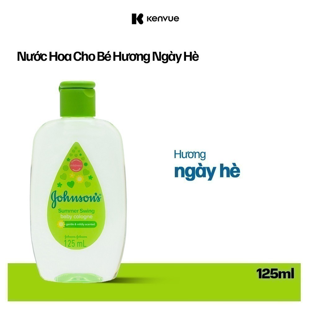 Ảnh Nước hoa Johnson's Baby hương phấn hoa/ hương ban mai / hương ngày hè 125ml - 100809603 2