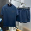 Bộ Cộc Nam Mùa Hè DSQ2_Bros Xanh Than-Rêu-Xám Vẩy Sơn Siêu Đẹp Áo Cộc Tay Cổ Tròn Quần Short