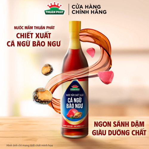 Ảnh Nước mắm Thuận Phát Cá ngừ bào ngư/Cá hồi tỏi đen 490ml - Chiết xuất từ nguyên liệu hảo hạng 2