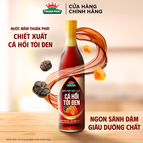 Ảnh Nước mắm Thuận Phát Cá ngừ bào ngư/Cá hồi tỏi đen 490ml - Chiết xuất từ nguyên liệu hảo hạng 1