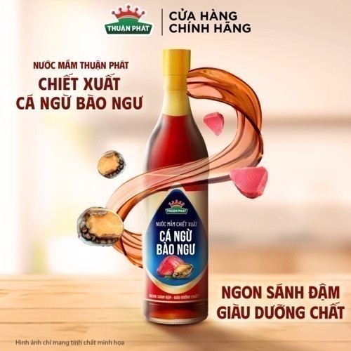 Ảnh Combo 2 Nước mắm Thuận Phát Cá ngừ bào ngư/Cá hồi tỏi đen 490ml - Chiết xuất từ nguyên liệu hảo hạng 3