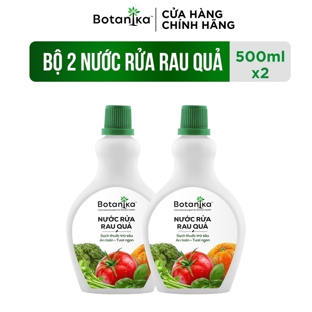 Ảnh Combo 4 Nước rửa rau Botanika 500ML 1