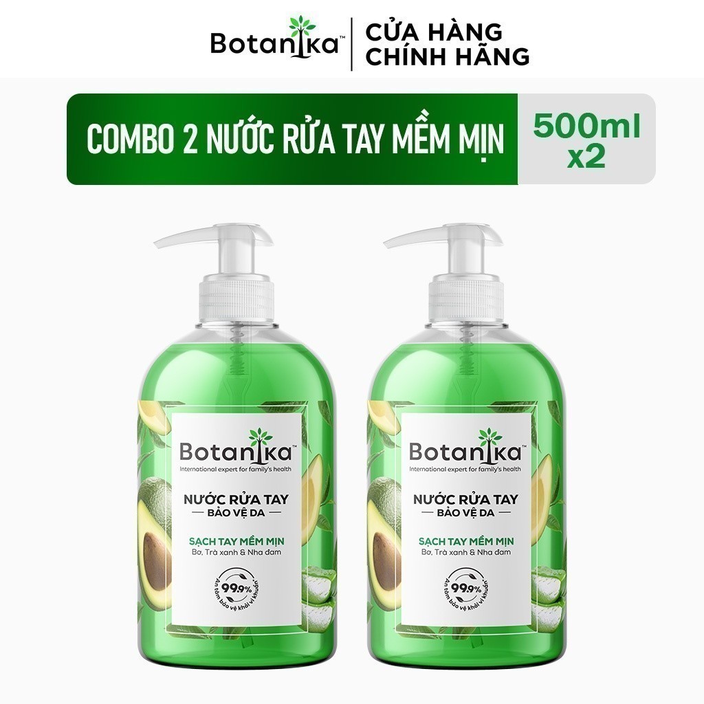 Ảnh Combo 2 Nước rửa tay Botanika Mềm mịn/Làm bếp 500ml 2