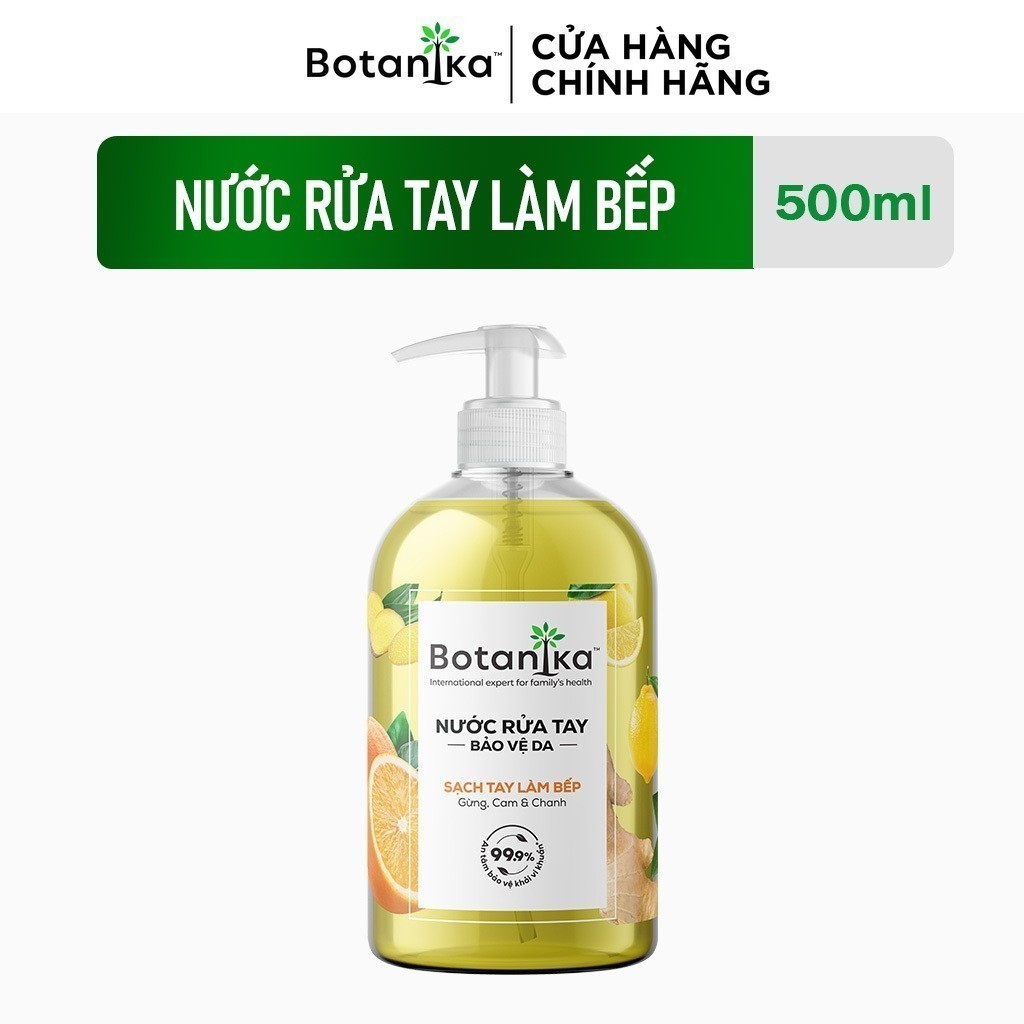 Ảnh Nước rửa tay Botanika Mềm mịn/Làm bếp 500ml 1