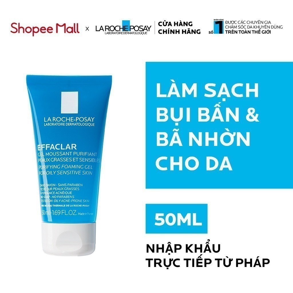 Ảnh Bộ sản phẩm làm sạch sâu giàu khoáng dành cho da dầu nhạy cảm Effaclar 400ml 4