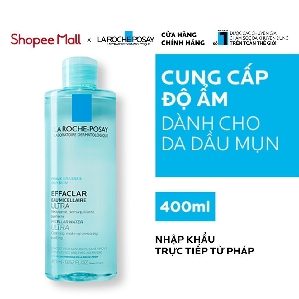 Ảnh Bộ sản phẩm làm sạch sâu giàu khoáng dành cho da dầu nhạy cảm Effaclar 400ml 3
