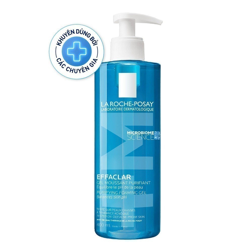 Ảnh Gel rửa mặt tạo bọt dành cho da dầu mụn La Roche-Posay Effaclar Foaming Gel 400ml 2