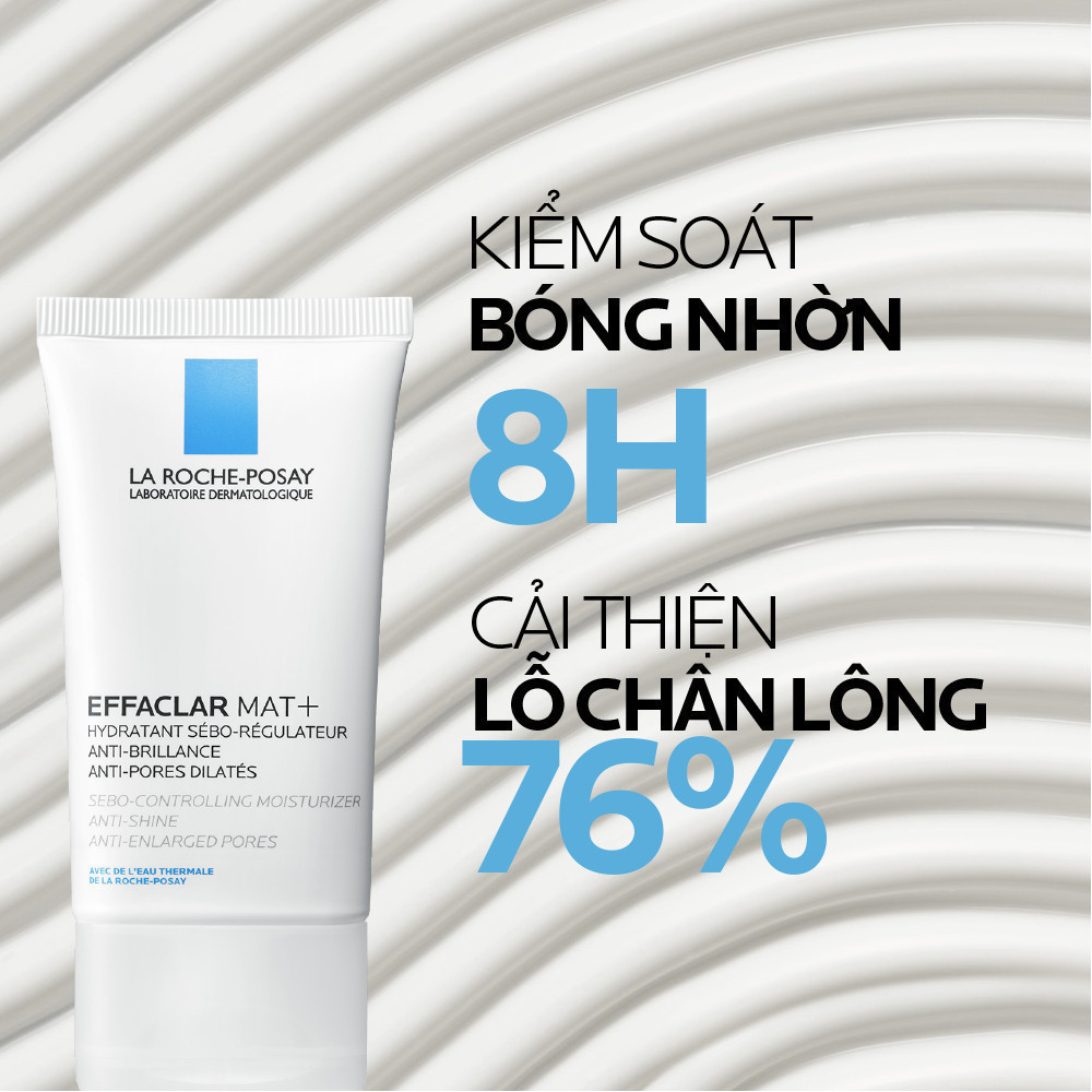 Ảnh Kem dưỡng cho da dầu giúp kiềm dầu và cải thiện lỗ chân lông Effaclar Mat+ 40ml 3