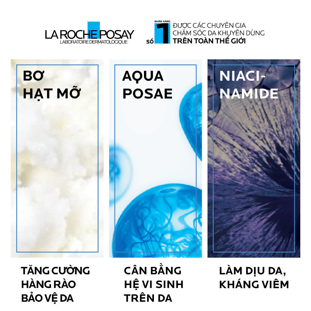 Ảnh Kem dưỡng hỗ trợ làm dịu da, dành cho da khô, da ngứa La Roche-Posay Lipikar Baume AP+M 75ml 3
