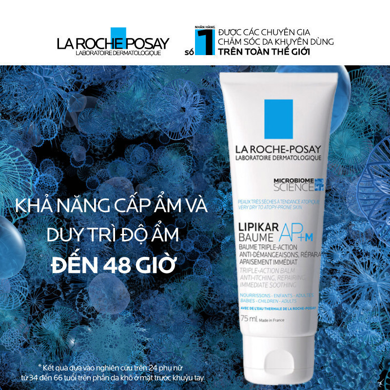 Ảnh Kem dưỡng hỗ trợ làm dịu da, dành cho da khô, da ngứa La Roche-Posay Lipikar Baume AP+M 75ml 4