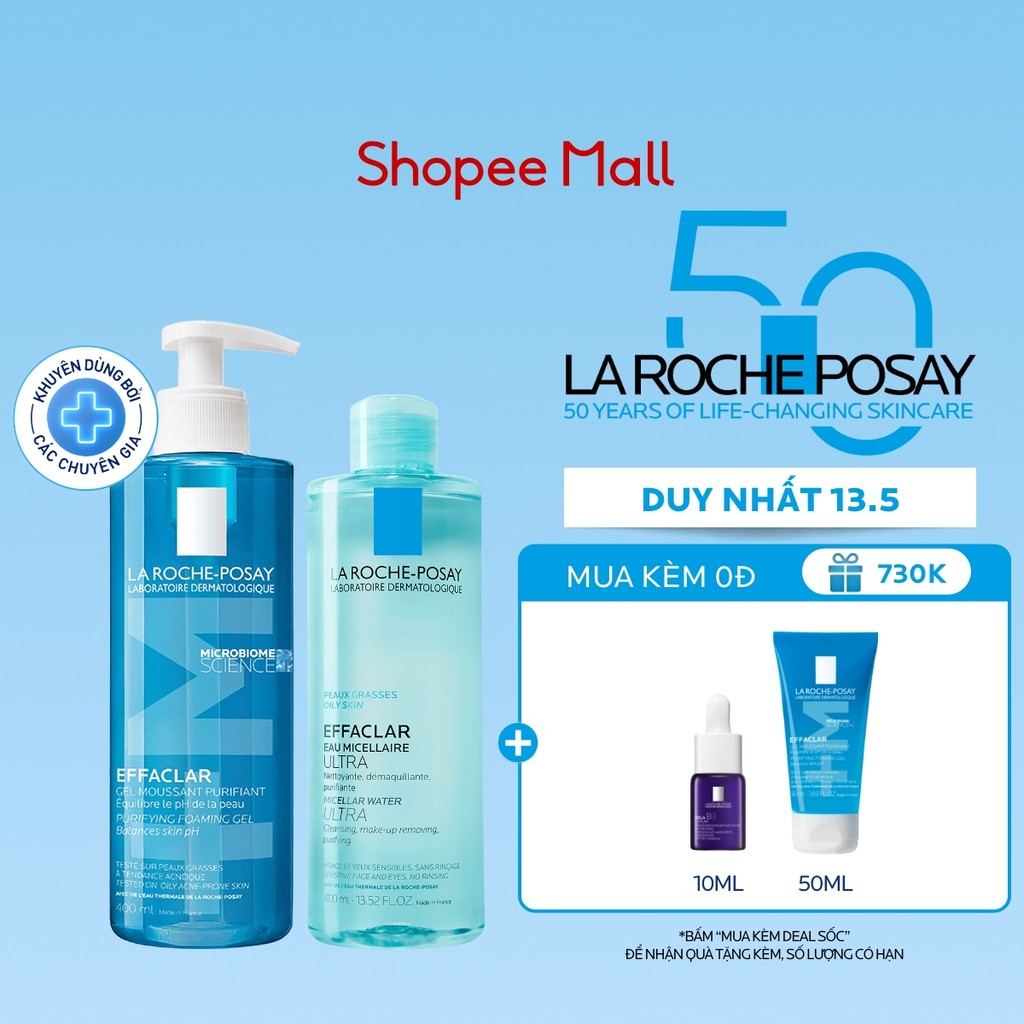Ảnh Bộ đôi làm sạch và tẩy trang dành cho da dầu mụn Double Cleansing Oily Skin 1