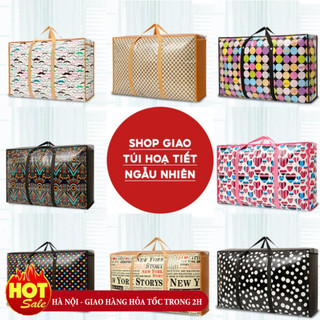 Túi Bạt Đựng Đồ Chuyển Nhà Chăn Gối Quần Áo Size Lớn Nhỏ Đa Năng Chống Nước Có Quai Xách Tiện Lợi