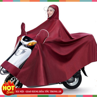 Áo mưa phản Quang cỡ đại 7XL có tai thỏ xỏ gương và kính chắn mưa