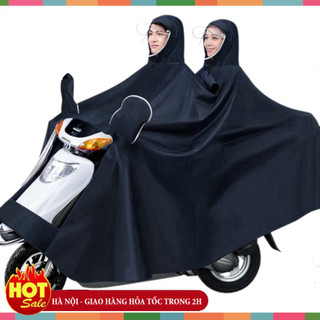 Áo mưa phản Quang cỡ đại 7XL có tai thỏ xỏ gương và kính chắn mưa